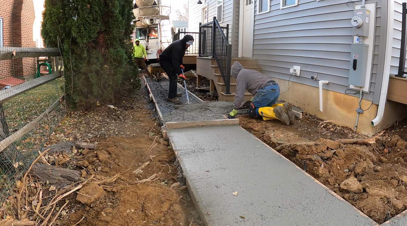 Sidewalks and walkway installation in Stuart, FL